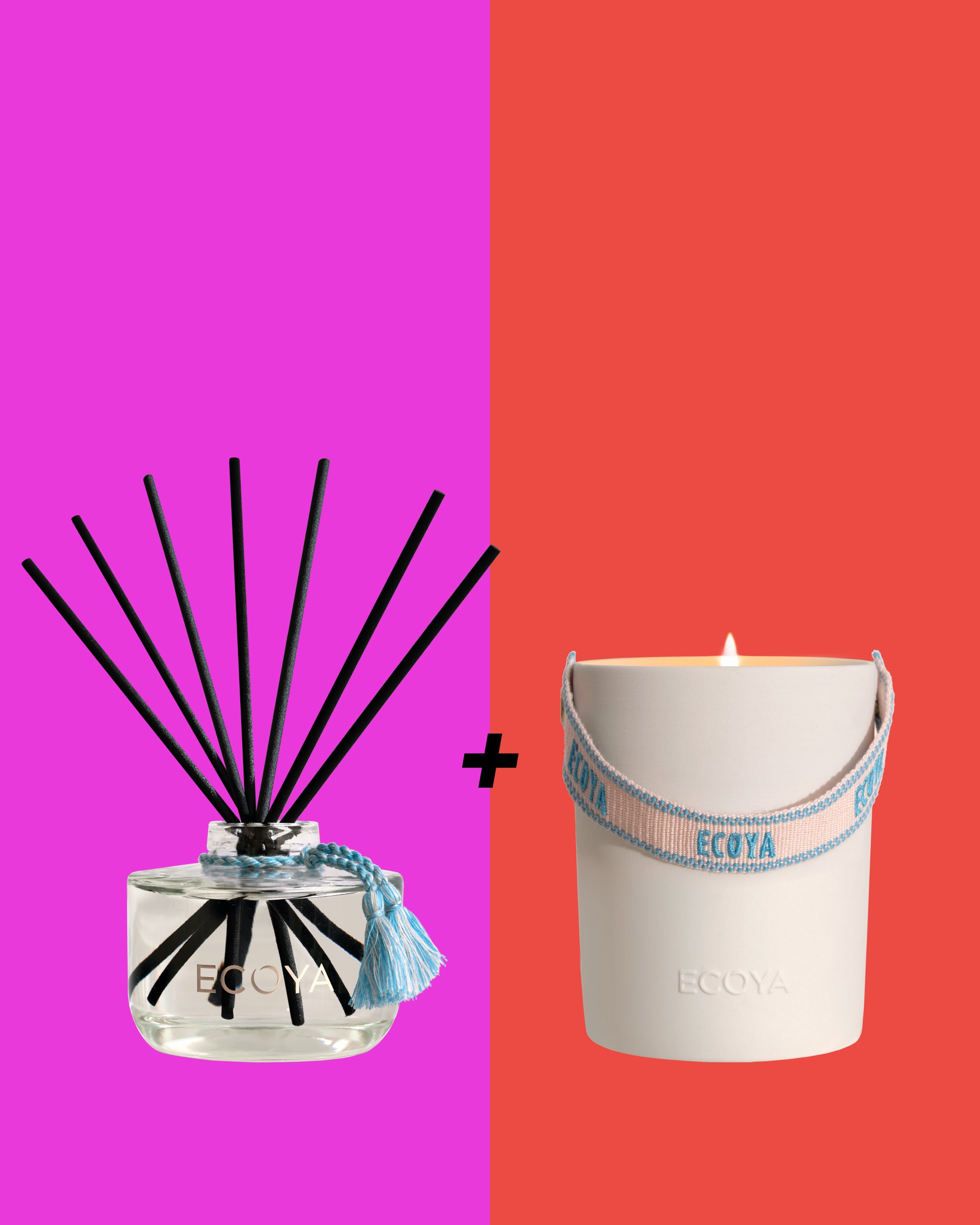 Diffuser + Candle Bundle: Sea Salt & Pineapple
