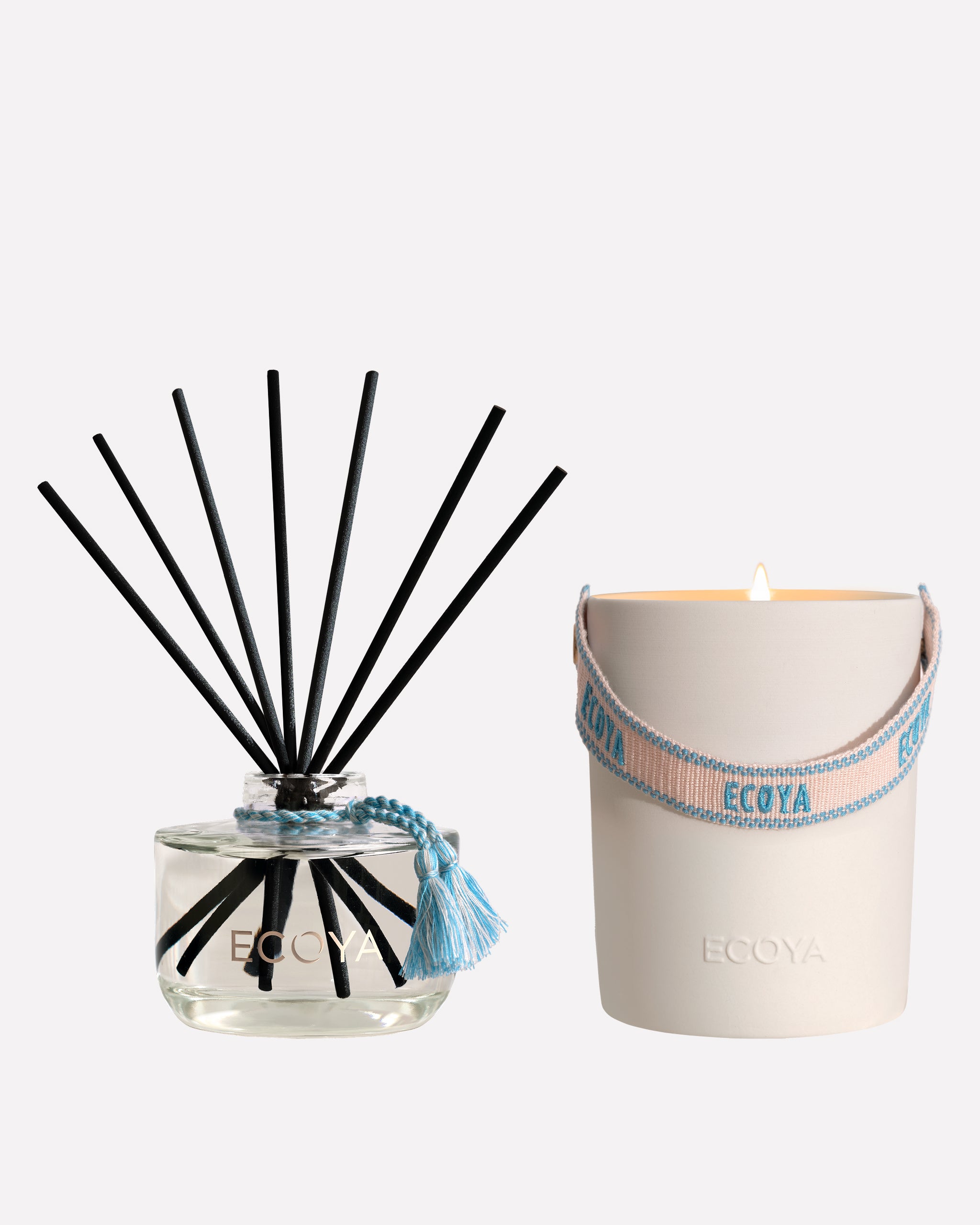Diffuser + Candle Bundle: Sea Salt & Pineapple