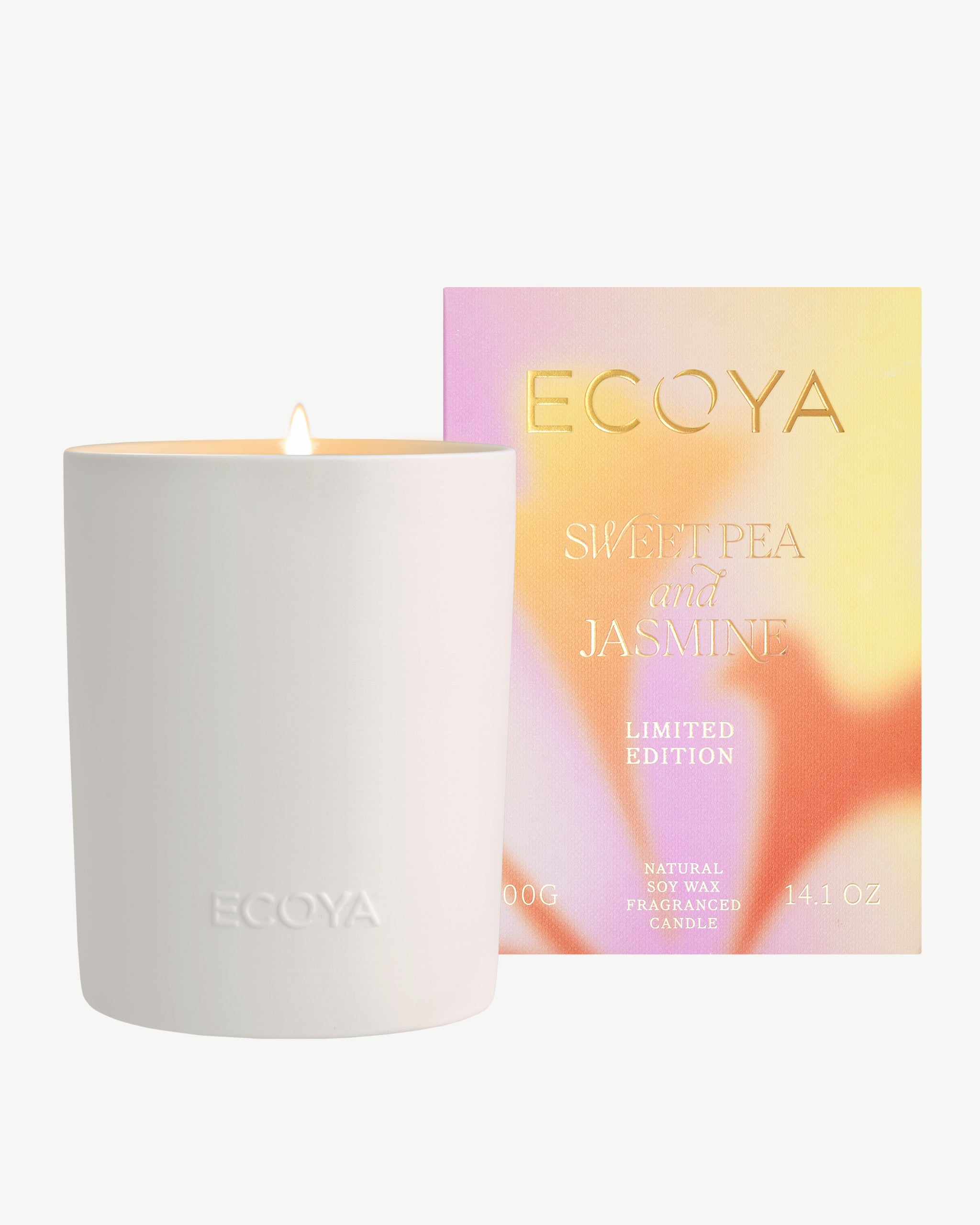 Sweet Pea & Jasmine Ceramic Madison Candle