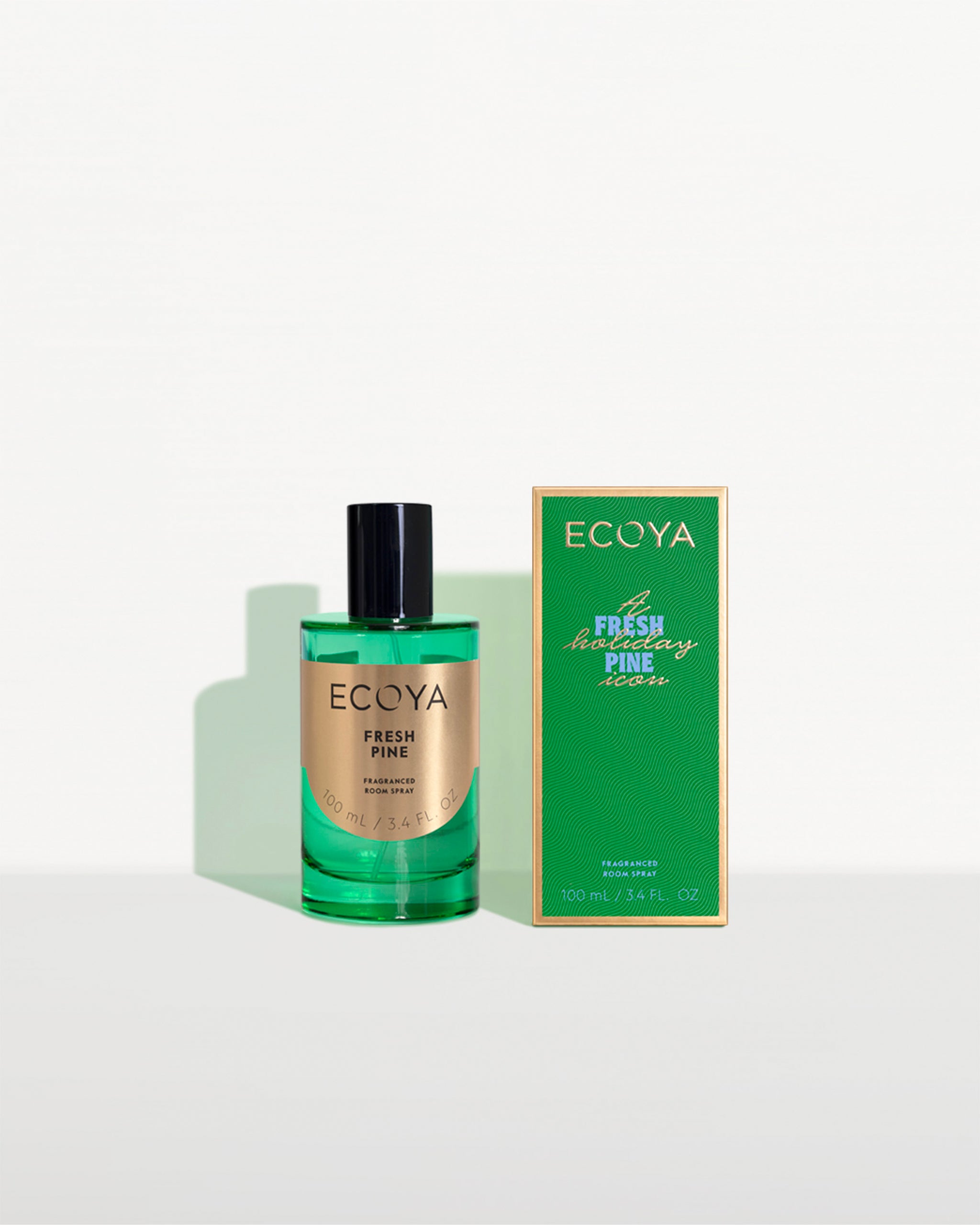 fresh pine room spray from the ecoya holiday collection. the room spray instantly will fill your room with fragrance