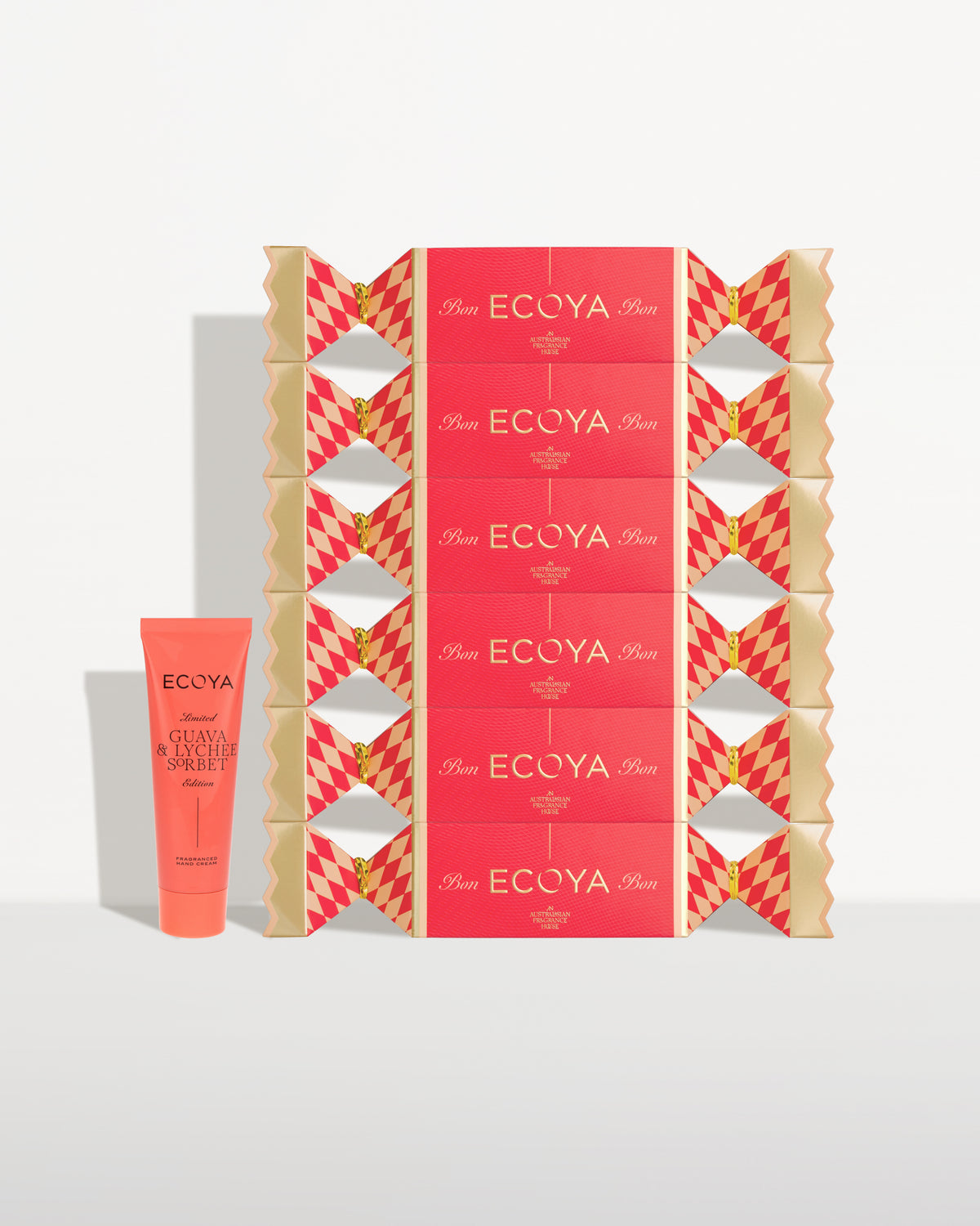 Guava & Lychee Sorbet Hand Repair Bon Bon, Set of Six