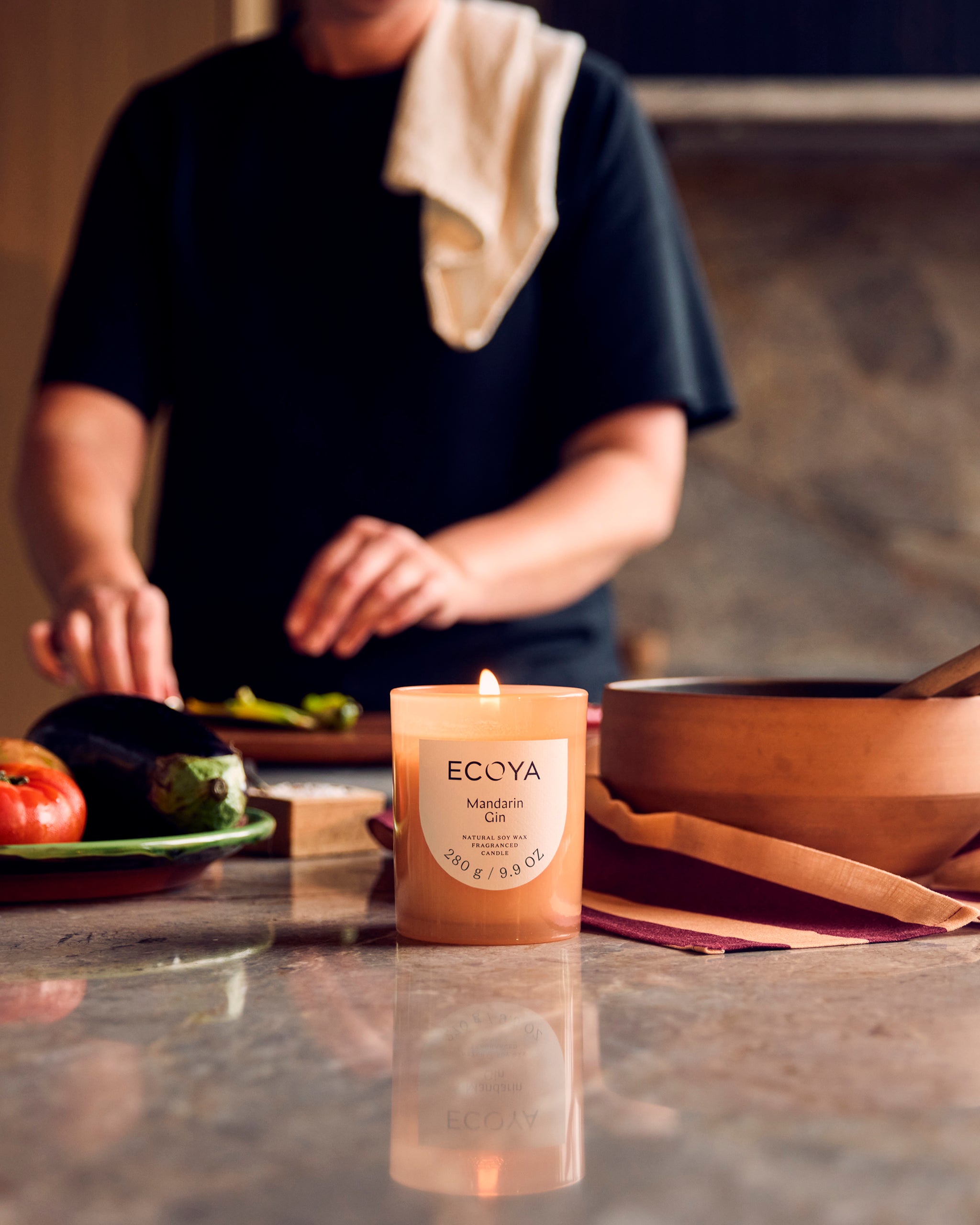 Mandarin Gin Metro Candle