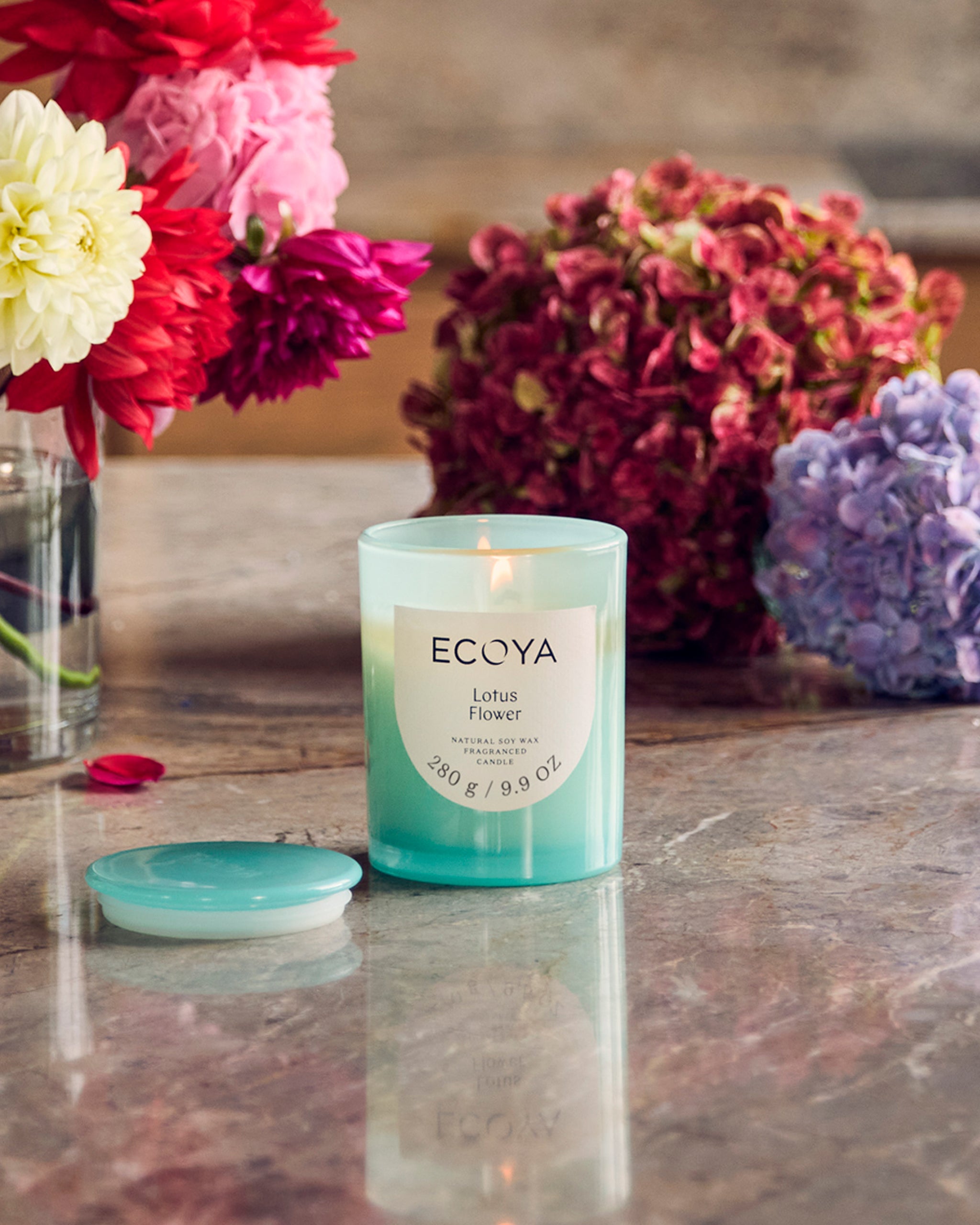 Lotus Flower Metro Candle