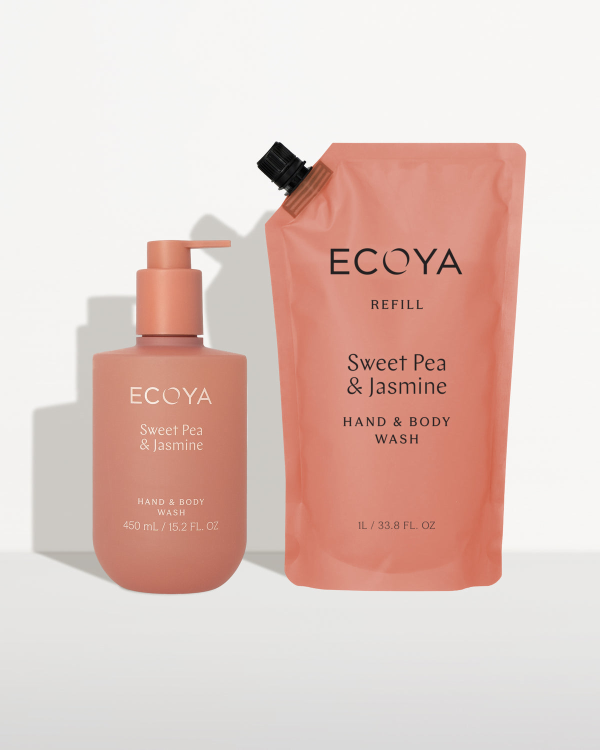 Sweet Pea & Jasmine Hand & Body Wash & Refill