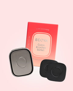 Guava & Lychee Sorbet Car Diffuser Starter Set