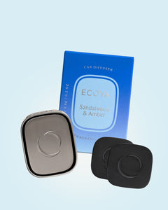 Sandalwood & Amber Car Diffuser Starter Set