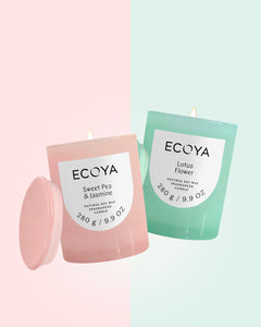 The Floral Metro Candle Duo