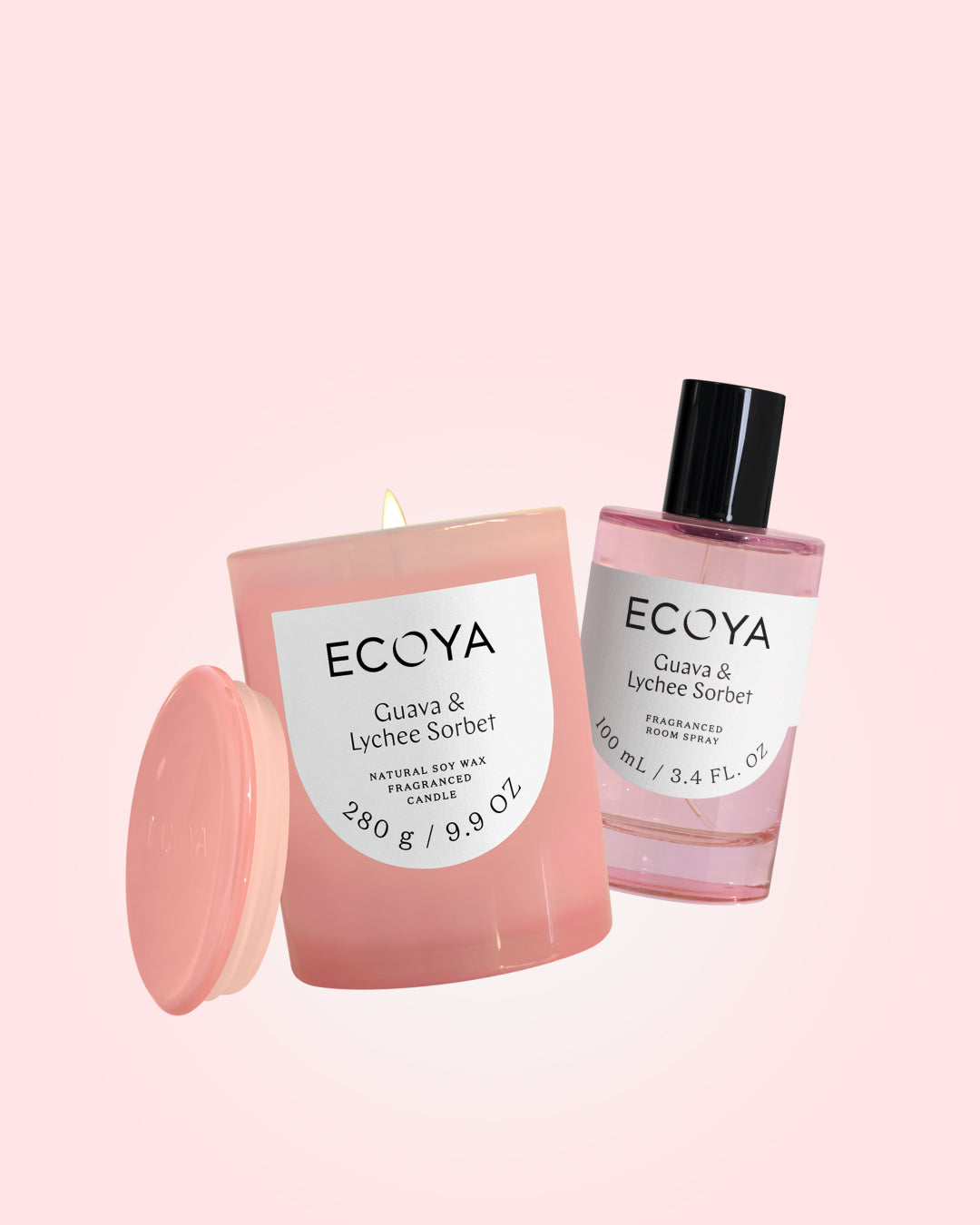 Guava & Lychee Sorbet Metro Candle & Room Spray