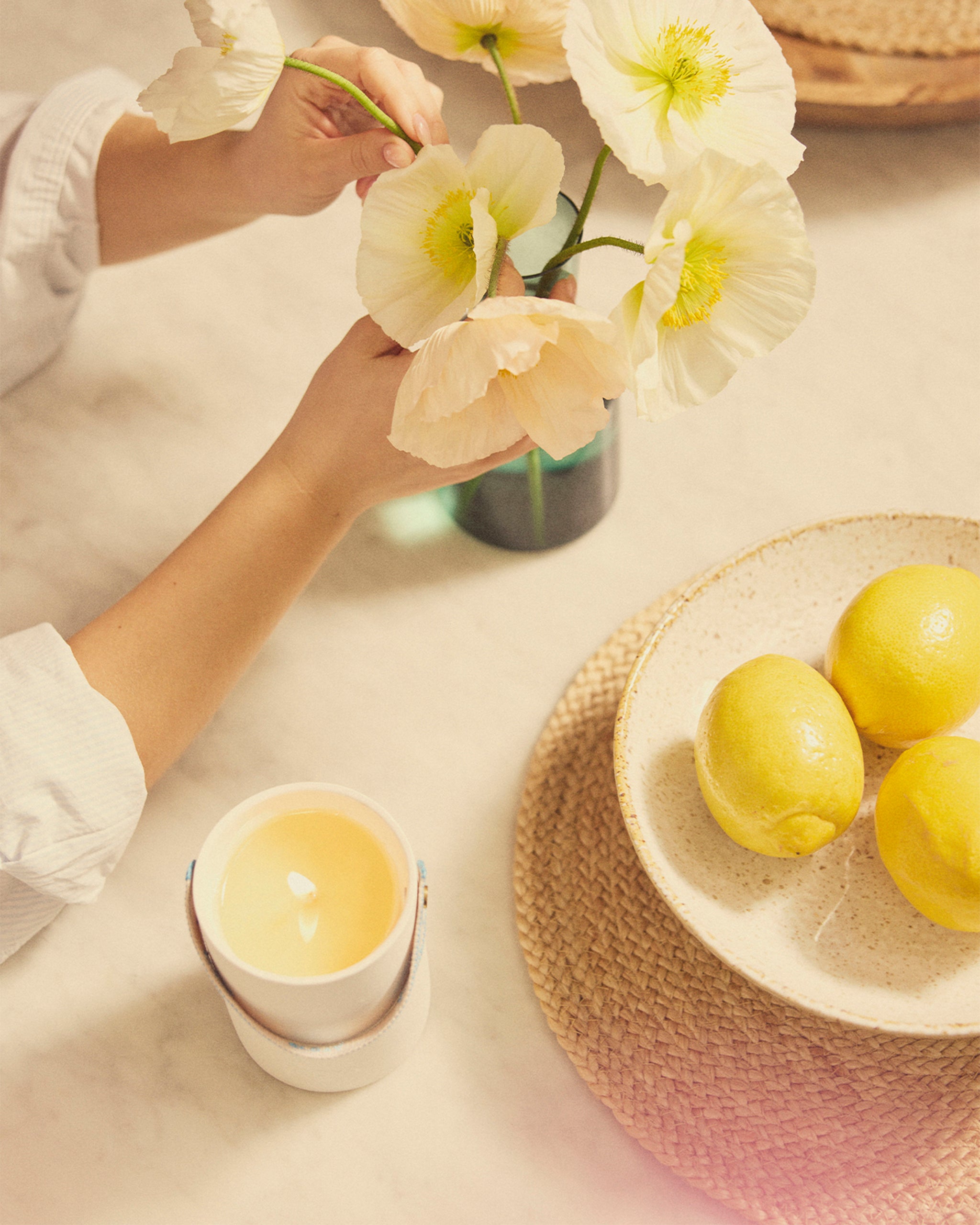 High Summer: Sea Salt & Pineapple Ceramic Candle