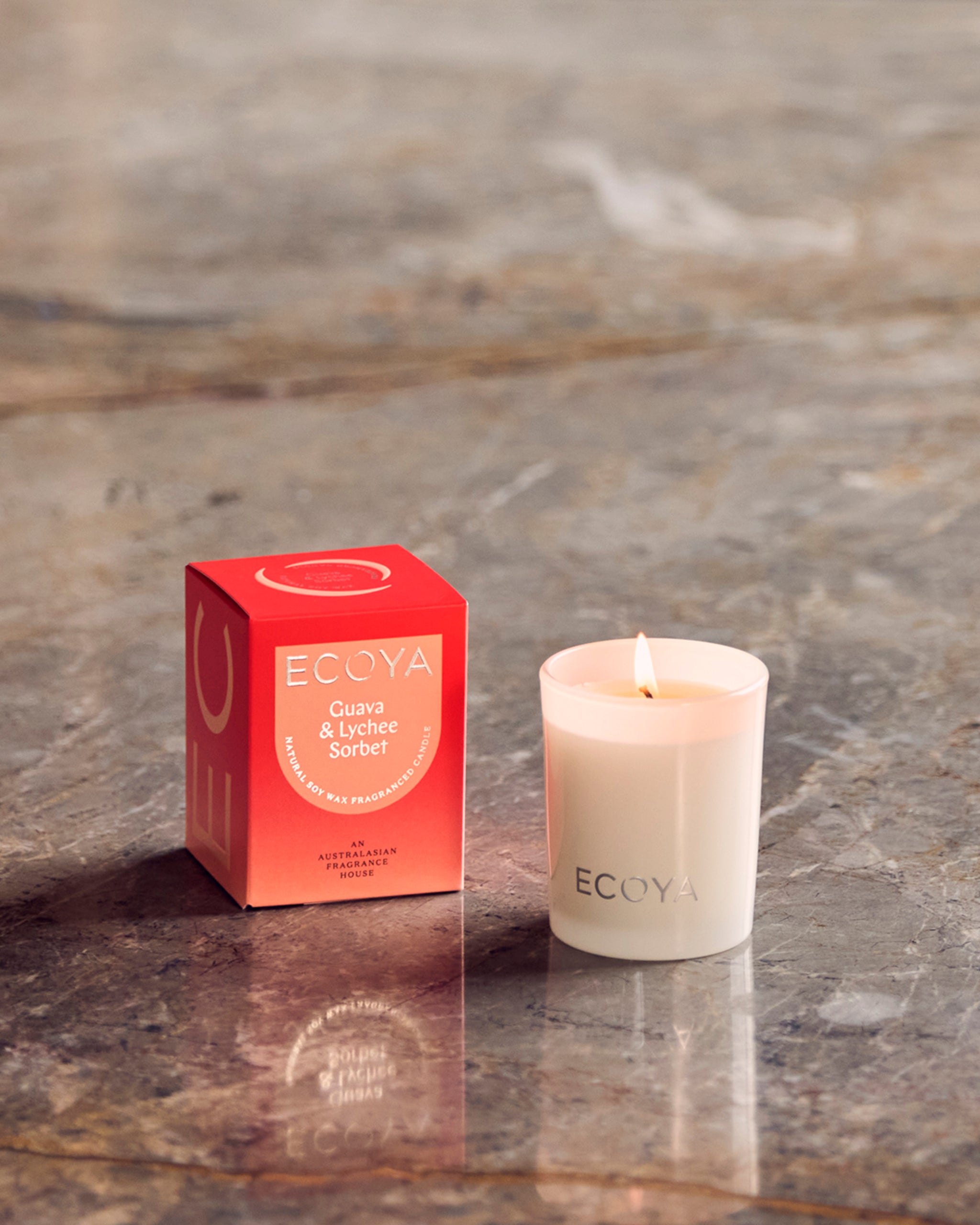 Guava & Lychee Sorbet Mini Madison Candle