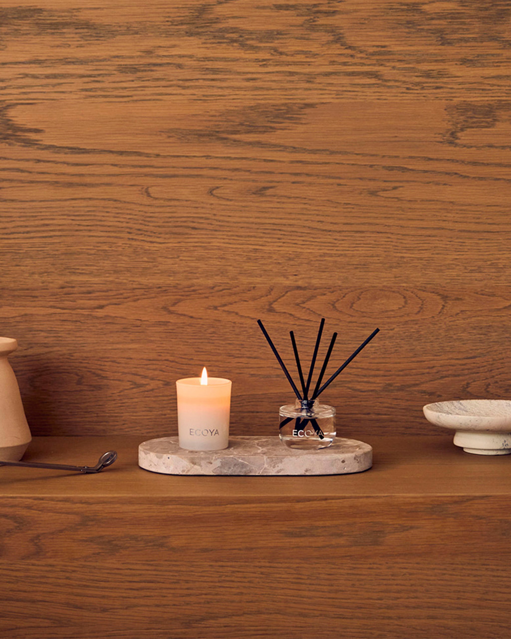 Sweet Pea & Jasmine Reed Diffuser | Luxury Home Fragrance | ECOYA