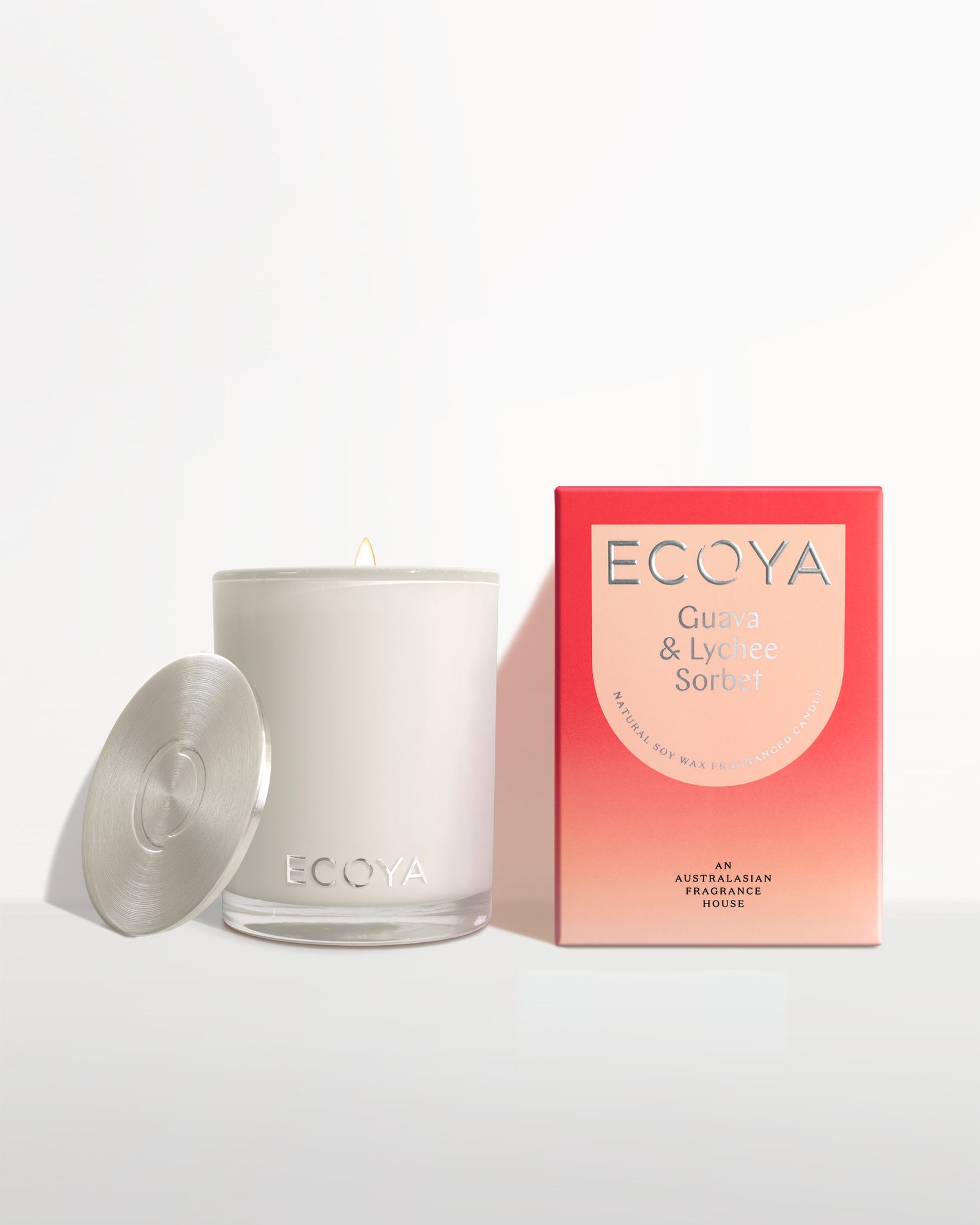 Buy Guava & Lychee Sorbet Madison Candle by Ecoya online ECOYA NZ