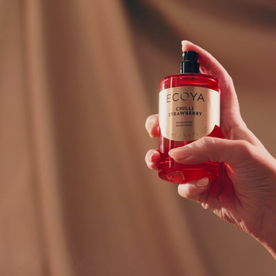 Chilli strawberry room spray a new holdiay fragrance by ecoya spray to fill your room with fragrance 